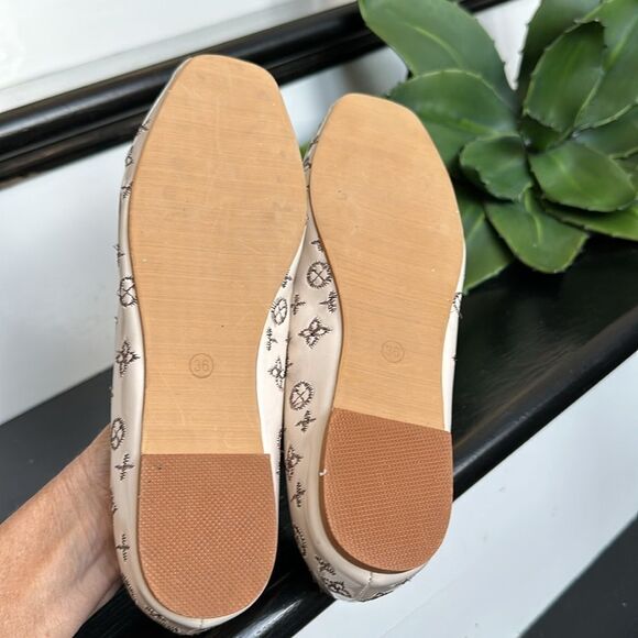 $5 Christmas in July New slip-on cream women’s flats ballet neutral size 5.5 - Picture 5 of 7